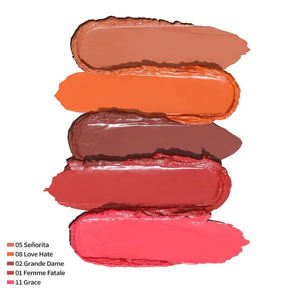Women Juicy and Glossy Oulac 2 in 1 Lipstick and Lip Balm 0.07oz - Picture 6 of 8